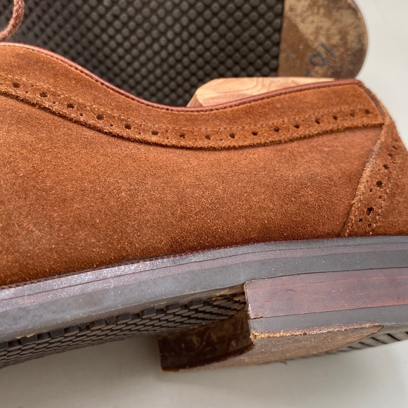 Elegant Brown Suede Oxford Shoes (LOT 408) main image 10